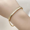 Pulsera Básica 04.319.0013.08 Oro Laminado, Pulido, Dorado