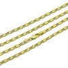 Gargantilla Básica 04.213.0343.24 Oro Laminado, Diseño de Mariner, Diamantado, Dorado