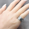 Anillo de Hombre 01.63.0726.06 Acero Inoxidable, Cepillado Negro, Acero