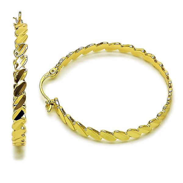 Argolla Mediana 02.170.0517.40 Oro Laminado, Diamantado, Dorado