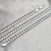 Pulsera Básica 04.420.0007.09 Plata Rodinada, Diseño de Miami Cubana, Pulido, Plateado