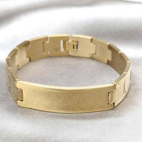 Pulsera Solida 03.63.22954.08 Acero Inoxidable, Pulido, Dorado