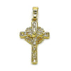 Dije Religioso 5.192.038 Oro Laminado, Diseño de Crucifijo, Dorado