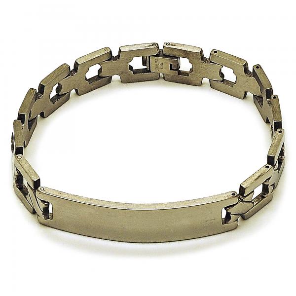 Pulsera Solida 03.114.0373.2.08 Acero Inoxidable, Pulido, Acero