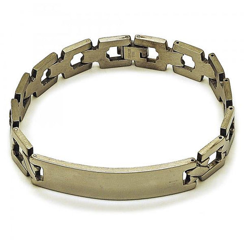 Pulsera Solida 03.114.0373.2.08 Acero Inoxidable, Pulido, Acero