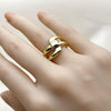 Anillo Elegante 01.310.0037 Oro Laminado, Pulido, Dorado