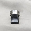 Anillo de Hombre 01.63.0641.08 Acero Inoxidable, Diseño de Delfin y Mariposa, Diseño de Delfin, Pulido Negro, Acero