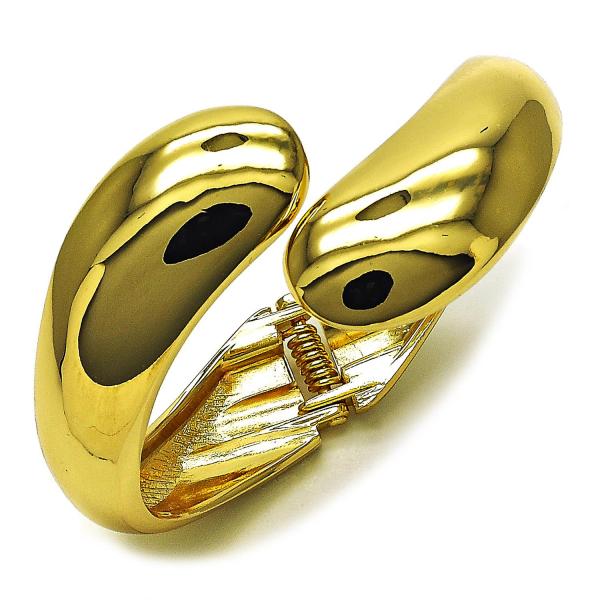 Aro Individual 07.215.0009.05 Oro Laminado, Diseño de Gota, Pulido, Dorado