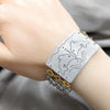 Pulsera Elegante 03.63.22986.07 Acero Inoxidable, Diseño de Delfin y Corazon, Diseño de Delfin, Pulido, Dos Tonos