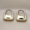 Argolla Huggie 02.195.0368.20 Oro Laminado, Diseño de Cartera y Candado, Diseño de Cartera, Pulido, Dorado