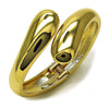 Aro Individual 07.215.0015.06 Oro Laminado, Diseño de Gota, Pulido, Dorado