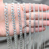 Gargantilla Básica 04.420.0031.24 Plata Rodinada, Diseño de Cubana, Pulido, Plateado