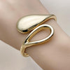 Aro Individual 07.215.0006.04 Oro Laminado, Diseño de Gota, Pulido, Dorado