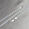Pulsera Básica 04.420.0019.09 Plata Rodinada, Diseño de Mariner, Pulido, Plateado