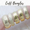 Kit Surtido de 12 Brazaletes Tipo Cuff de Oro Laminado al por mayor — SKU 139439