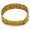Pulsera Solida 5.244.001.4.08 Acero Inoxidable, Pulido, Dorado