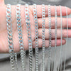 Pulsera con Placa 04.420.0027.09 Plata Rodinada, Diseño de Cubana, Pulido, Plateado
