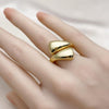 Anillo Elegante 01.341.0155 Oro Laminado, Pulido, Dorado