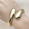 Aro Individual 07.215.0015.06 Oro Laminado, Diseño de Gota, Pulido, Dorado