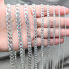 Pulsera Básica 03.420.0029.07 Plata Rodinada, Diseño de Cubana, Pulido, Plateado