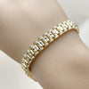 Pulsera Solida 03.213.0381.07 Oro Laminado, Mate, Dorado