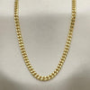 Gargantilla Básica 04.213.0169.22 Oro Laminado, Diseño de Miami Cubana, Pulido, Dorado