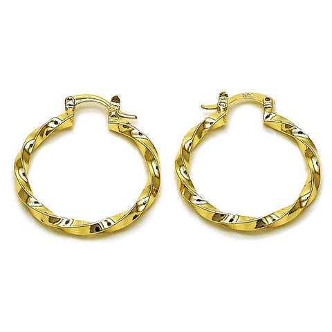 Argolla Mediana 02.170.0542.30 Oro Laminado, Pulido, Dorado