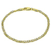 Pulsera Básica 04.213.0243.07 Oro Laminado, Diseño de Mariner, Diamantado, Dorado