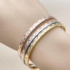 Aro Trio 07.282.0046 Oro Laminado, Diamantado, Tricolor