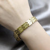 Pulsera Solida 03.63.22941.08 Acero Inoxidable, Pulido, Dorado