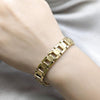 Pulsera Solida 03.63.22947.08 Acero Inoxidable, Pulido, Dorado