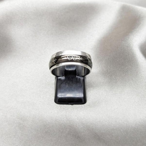 Anillo de Hombre 01.63.0710.09 Acero Inoxidable, Diseño de Duplo y Escorpion, Diseño de Duplo, Pulido, Dos Tonos