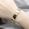 Pulsera Solida 03.63.22958.08 Acero Inoxidable, Pulido, Dorado