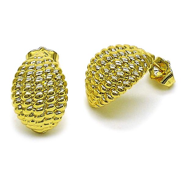 Arete Dormilona 02.196.0189 Oro Laminado, Pulido, Dorado