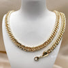 Collar y Pulso 06.331.0007 Oro Laminado, Pulido, Dorado