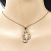 Dije Religioso 05.120.0096 Oro Laminado, Diseño de Escorpion, Pulido, Dorado