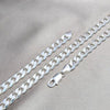 Pulsera Básica 04.420.0025.09 Plata Rodinada, Diseño de Cubana, Pulido, Plateado