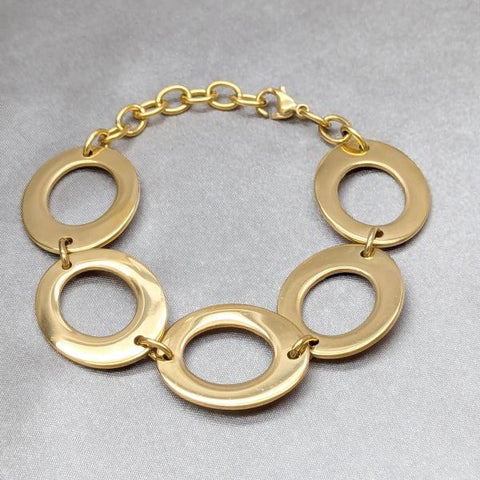 Pulsera Elegante 03.63.22122.08 Acero Inoxidable, Pulido, Dorado