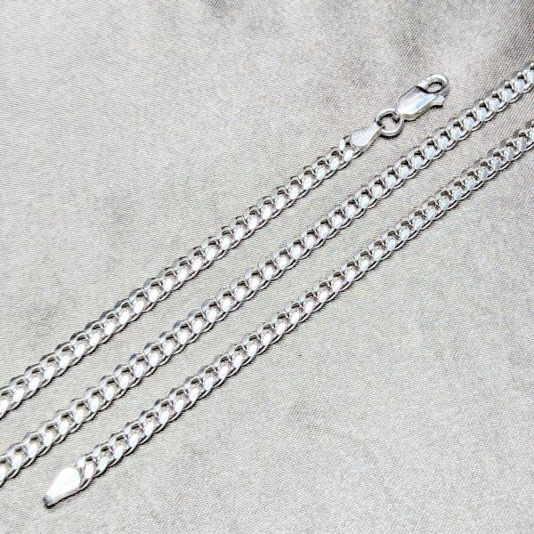 Pulsera con Placa 03.420.0005.08.1 Plata Rodinada, Diseño de Miami Cubana, Pulido, Plateado