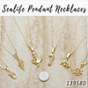Kit Surtido de 25 Collares con Dijes de Vida Marina de Oro Laminado al por mayor — SKU 139580