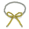 Pulsera Elegante 03.341.0220.1.07 Oro Laminado, Diseño de Arco y Bead Expandible, Diseño de Arco, Pulido, Dos Tonos
