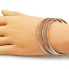 Aro Trio 07.170.0062 Oro Laminado, Diamantado, Tricolor