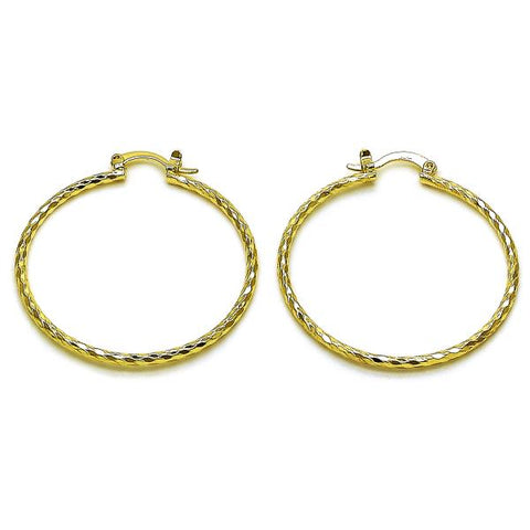 Argolla Mediana 02.170.0523.1.40 Oro Laminado, Diamantado, Dorado