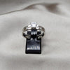 Anillo Elegante 01.63.0665.09 Acero Inoxidable, con Zirconia Cubica Blanca, Pulido, Acero