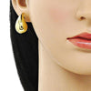 Arete Dormilona 02.341.0161 Oro Laminado, Pulido, Dorado