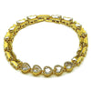 Pulsera Elegante 03.283.0473.07 Oro Laminado, Diseño de Corazon y Mariposa, Diseño de Corazon, con Zirconia Cubica Blanca, Pulido, Dorado
