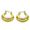 Argolla Pequeña 02.213.0521.25 Oro Laminado, Pulido, Dorado