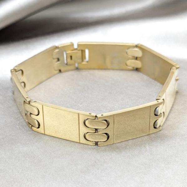 Pulsera Solida 03.63.22939.08 Acero Inoxidable, Pulido, Dorado
