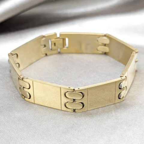 Pulsera Solida 03.63.22939.08 Acero Inoxidable, Pulido, Dorado