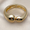 Aro Individual 07.215.0005.05 Oro Laminado, Diseño de Gota, Pulido, Dorado